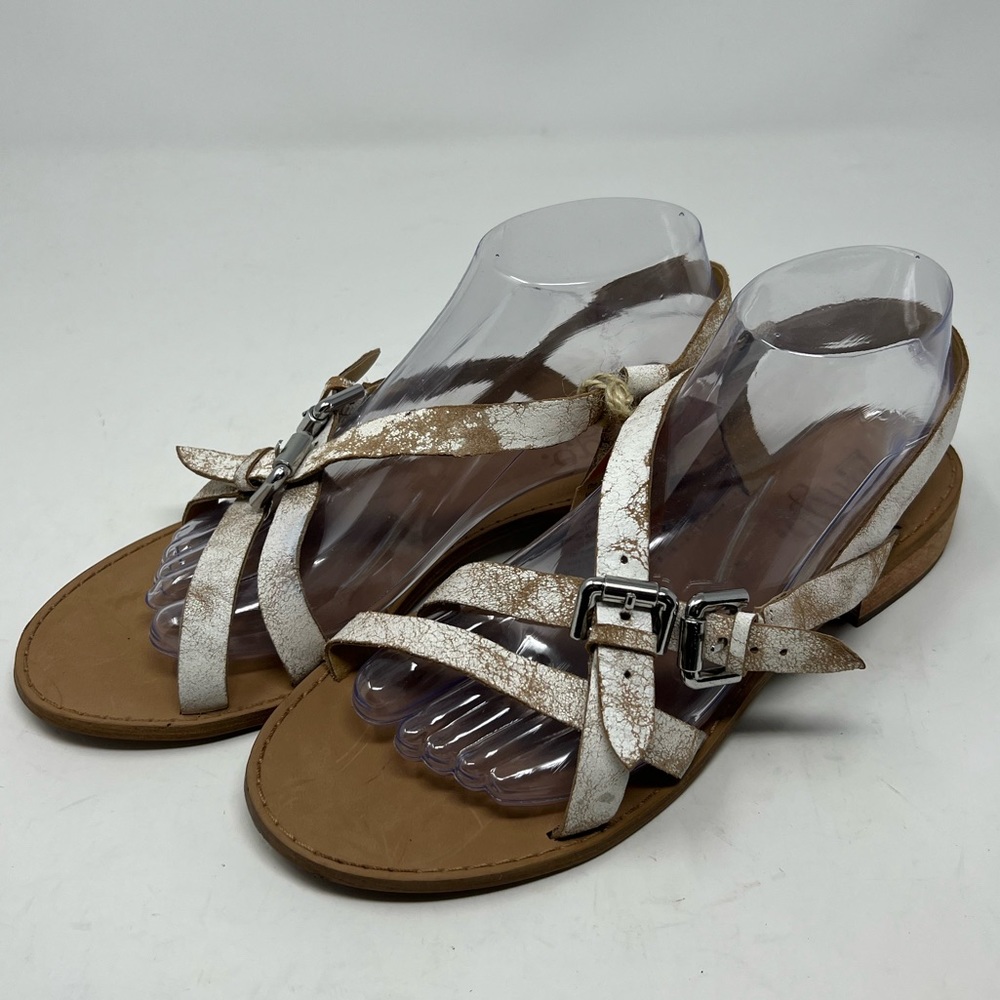 Latigo distressed strappy sandal